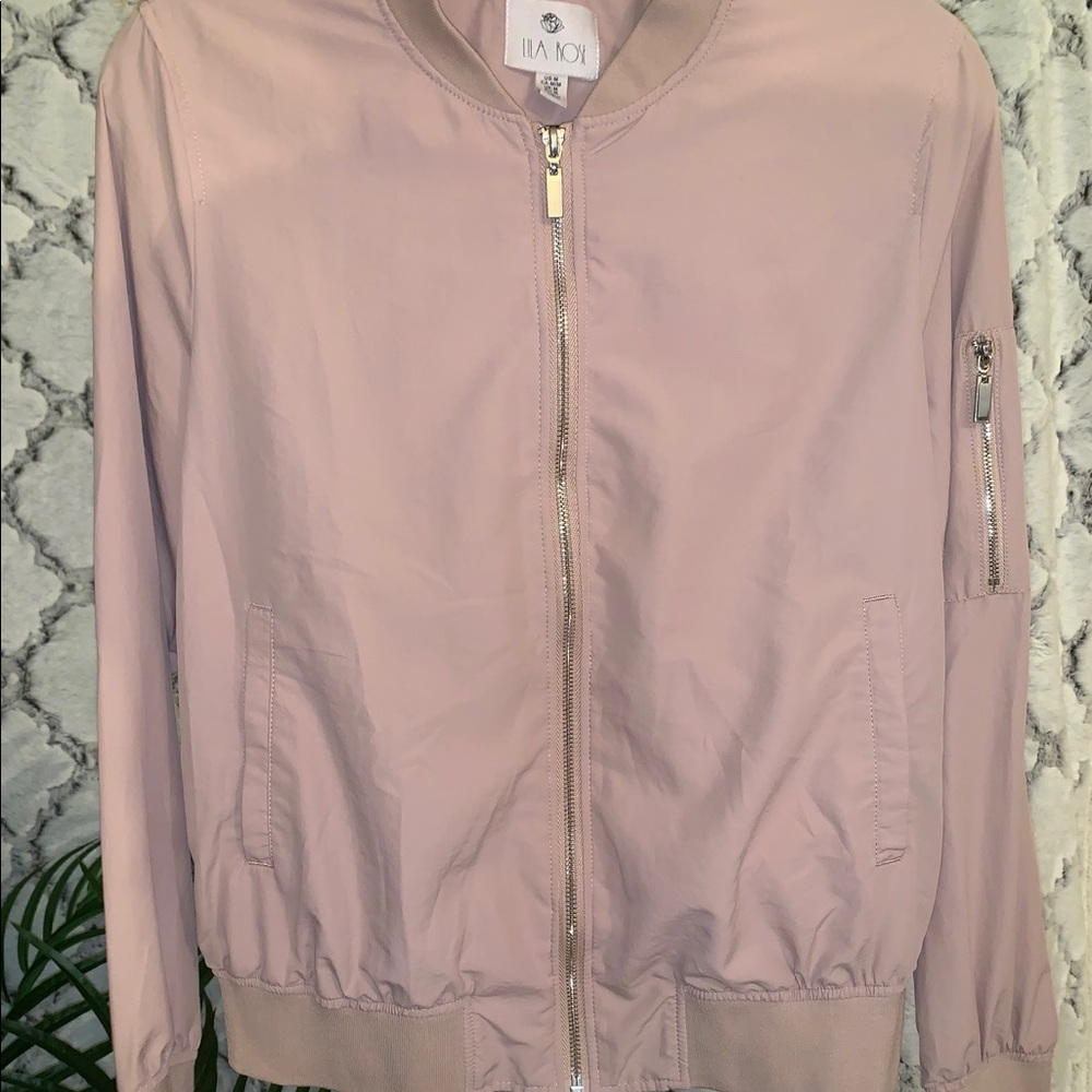 Blush Lightweight Bomber Jacket - image 2